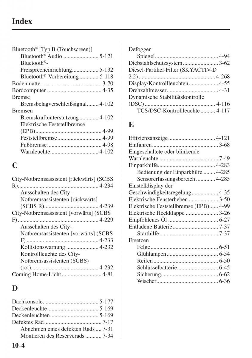 Mazda CX 5 II 2 Handbuch / page 873