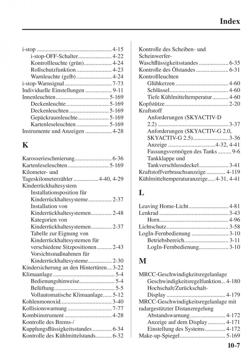 Mazda CX 5 II 2 Handbuch / page 876