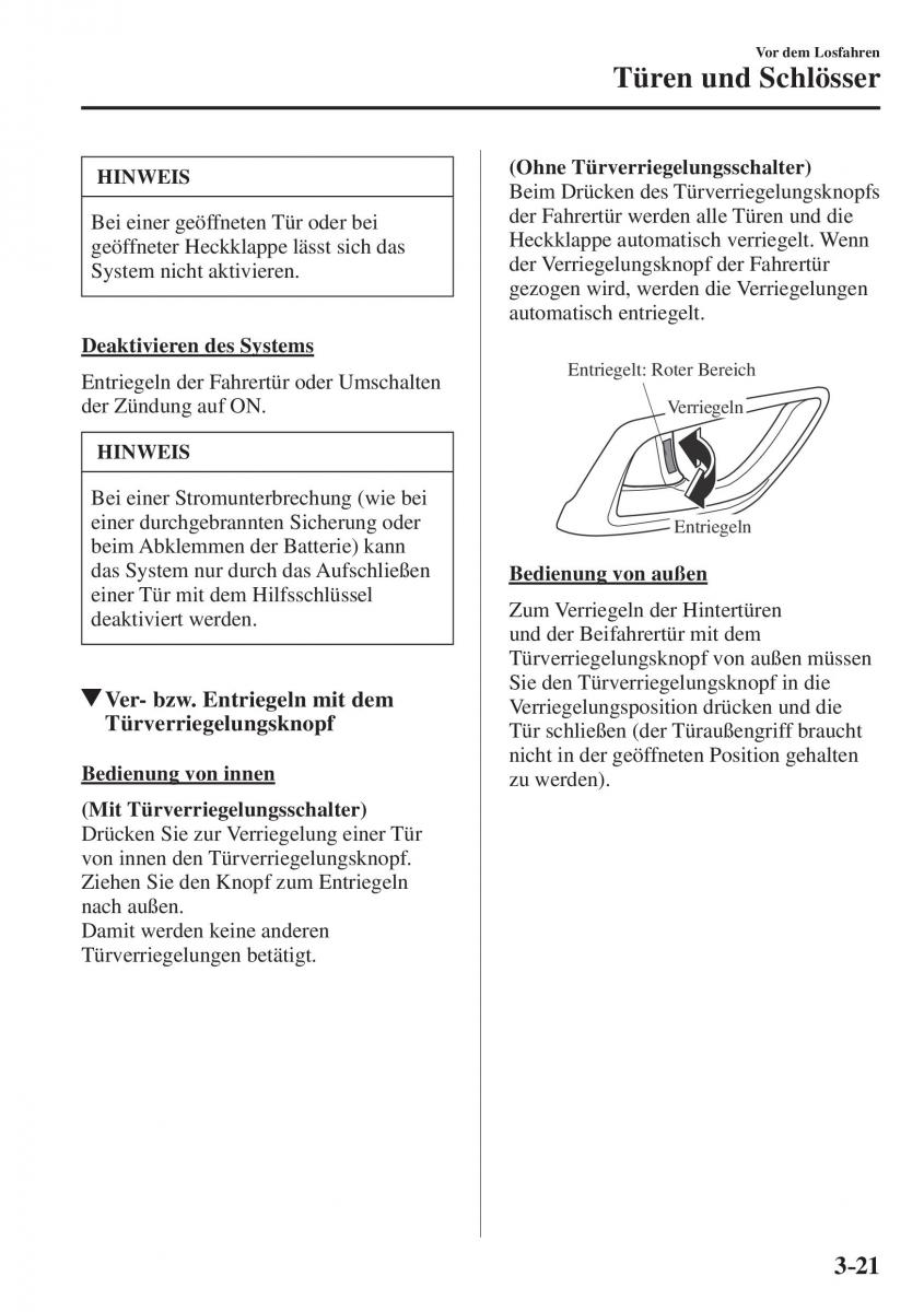 Mazda CX 5 II 2 Handbuch / page 118