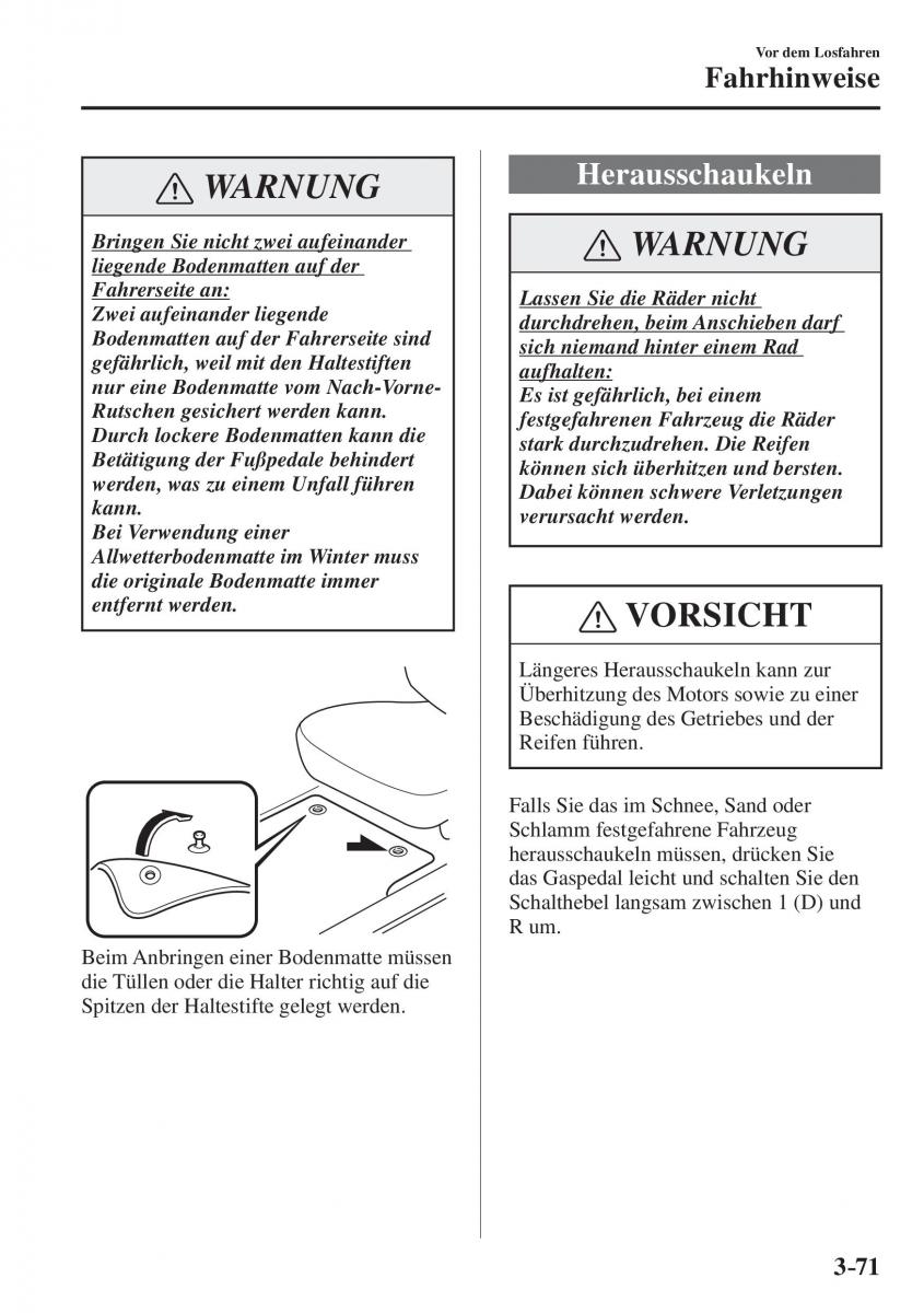 Mazda CX 5 II 2 Handbuch / page 168