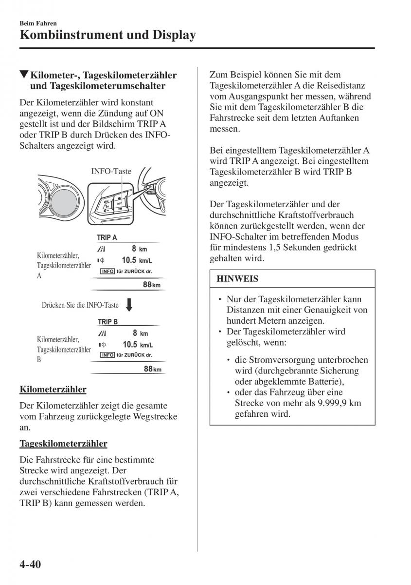 Mazda CX 5 II 2 Handbuch / page 223