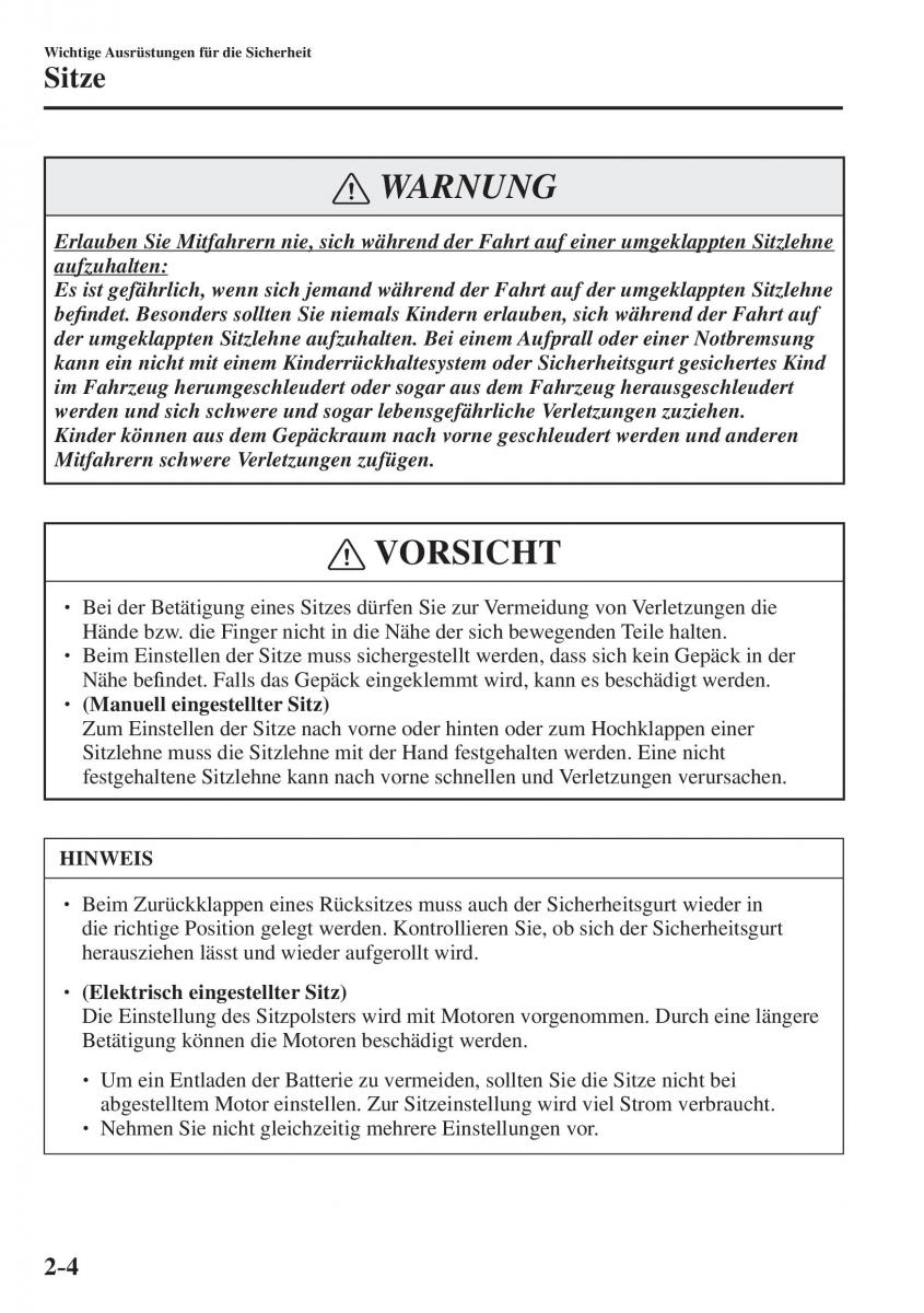 Mazda CX 5 II 2 Handbuch / page 25