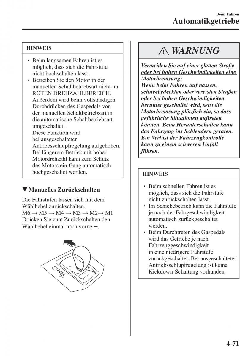 Mazda CX 5 II 2 Handbuch / page 254