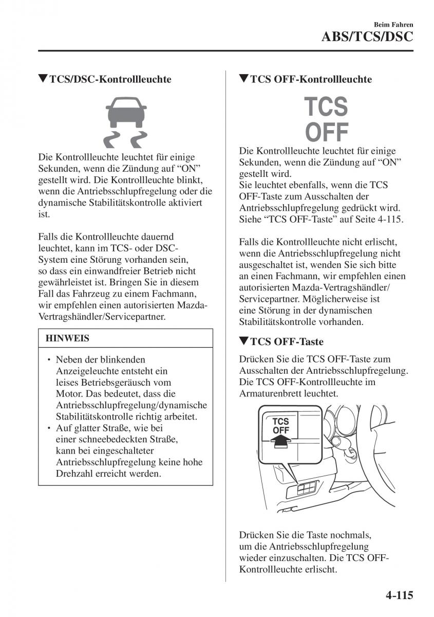 Mazda CX 5 II 2 Handbuch / page 298