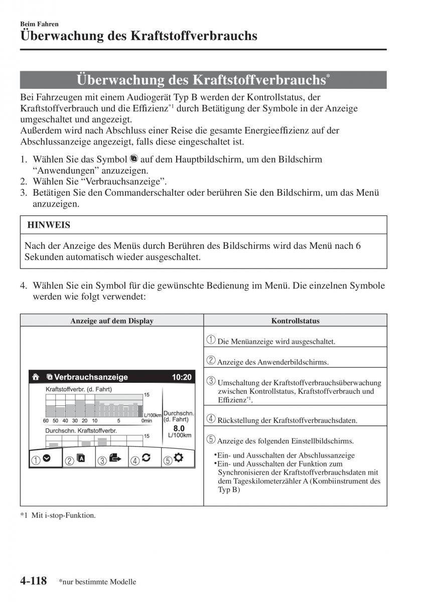 Mazda CX 5 II 2 Handbuch / page 301