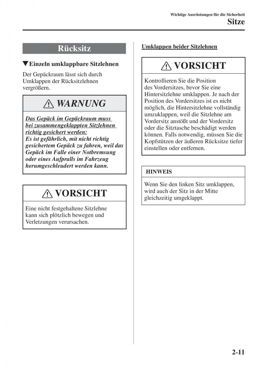 Mazda CX 5 II 2 Handbuch / page 32