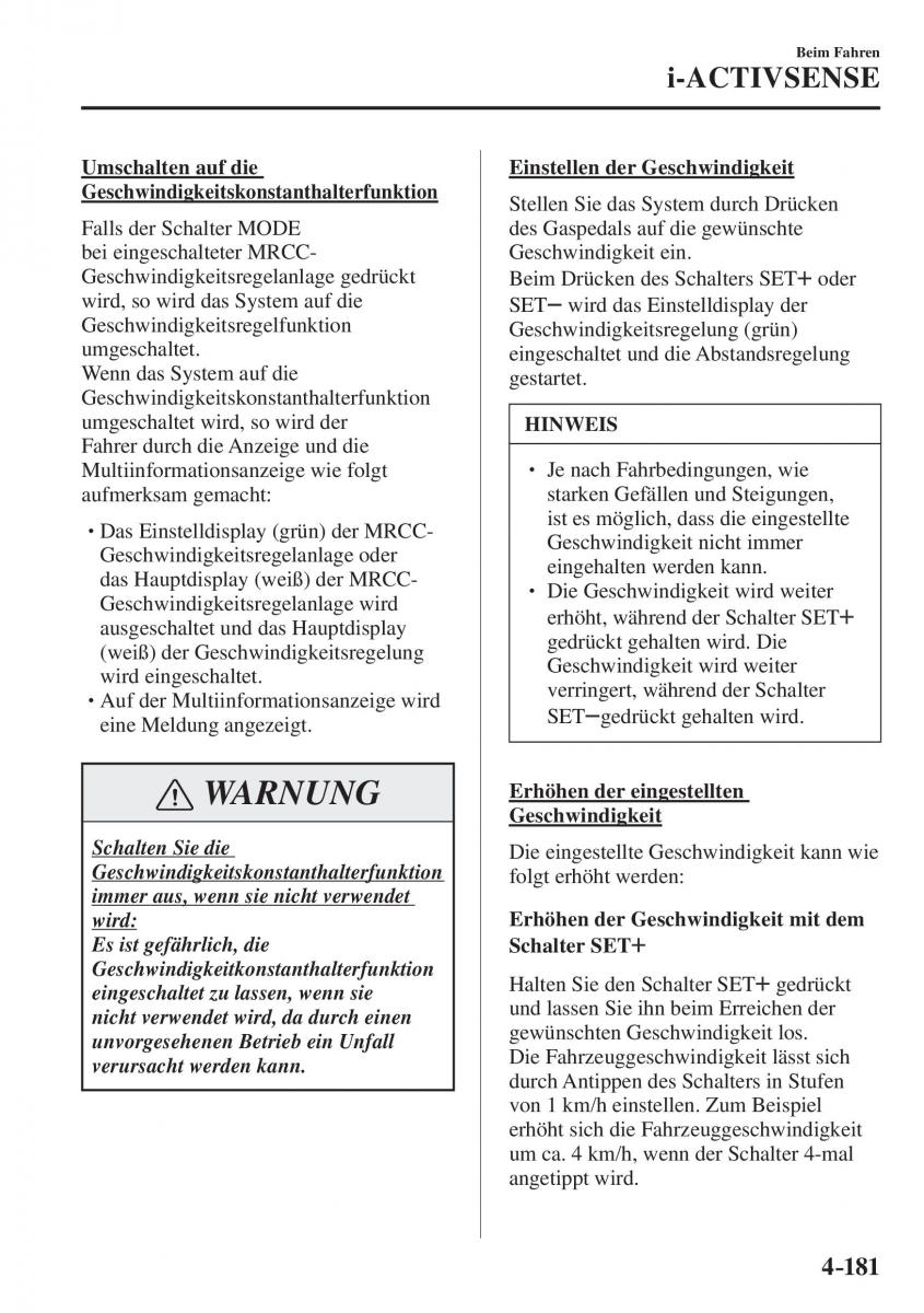 Mazda CX 5 II 2 Handbuch / page 364