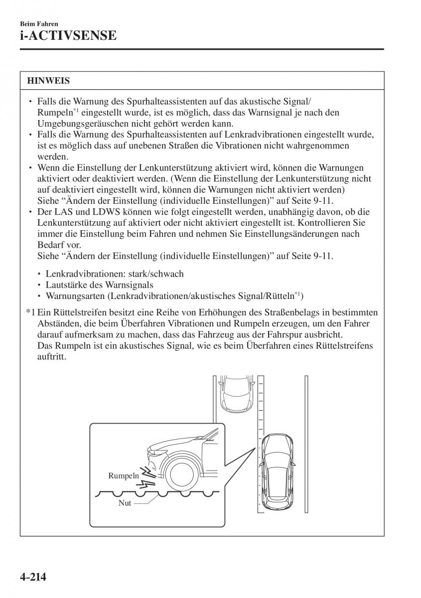 Mazda CX 5 II 2 Handbuch / page 397