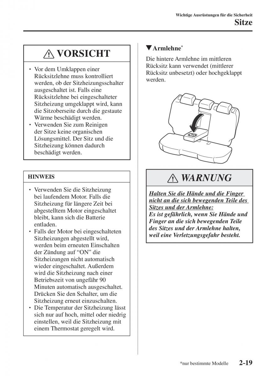 Mazda CX 5 II 2 Handbuch / page 40