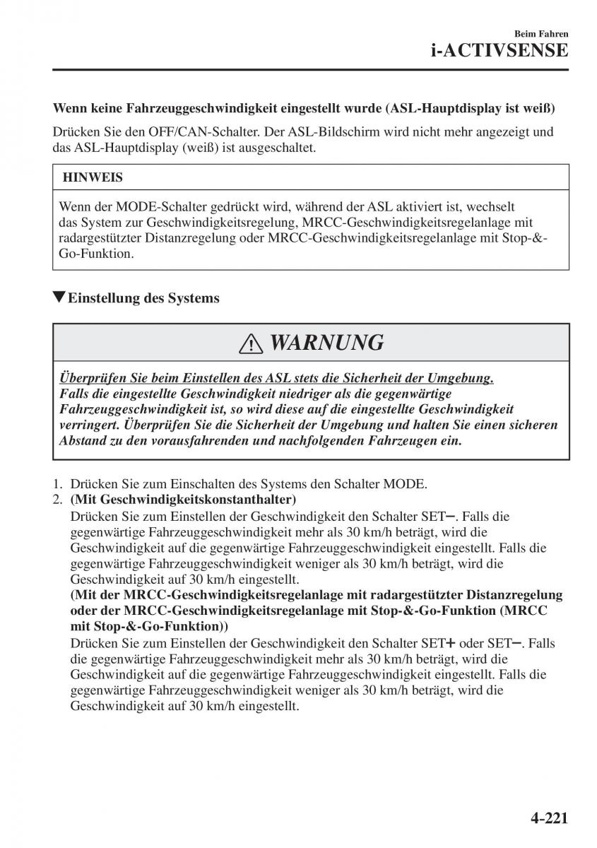 Mazda CX 5 II 2 Handbuch / page 404