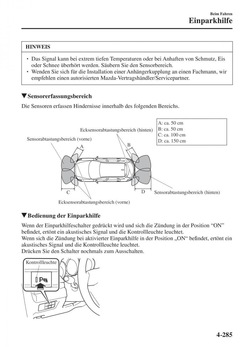 Mazda CX 5 II 2 Handbuch / page 468