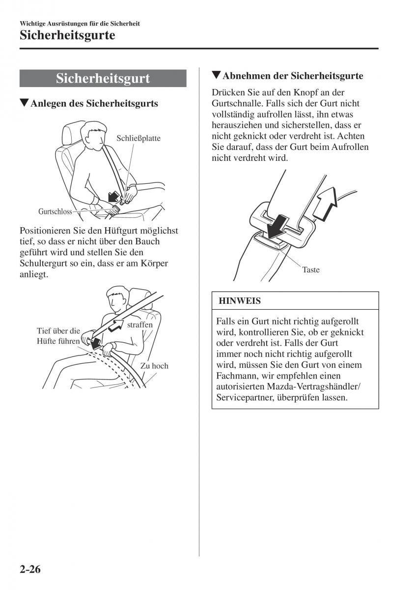 Mazda CX 5 II 2 Handbuch / page 47