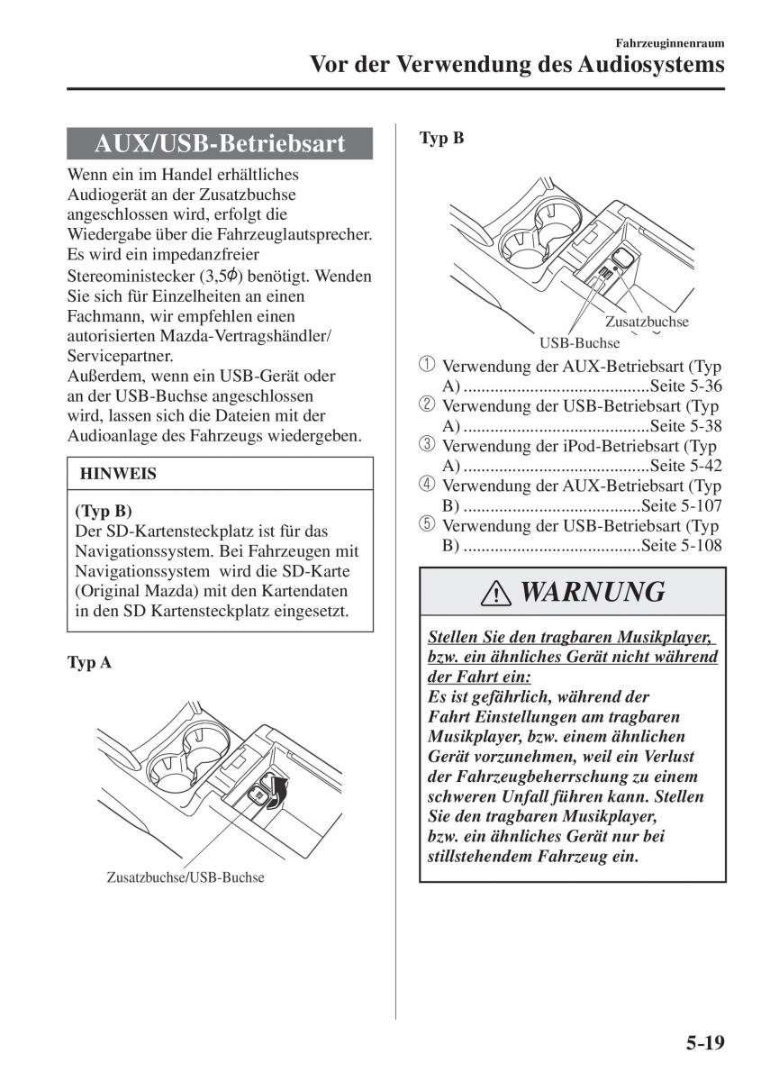 Mazda CX 5 II 2 Handbuch / page 492