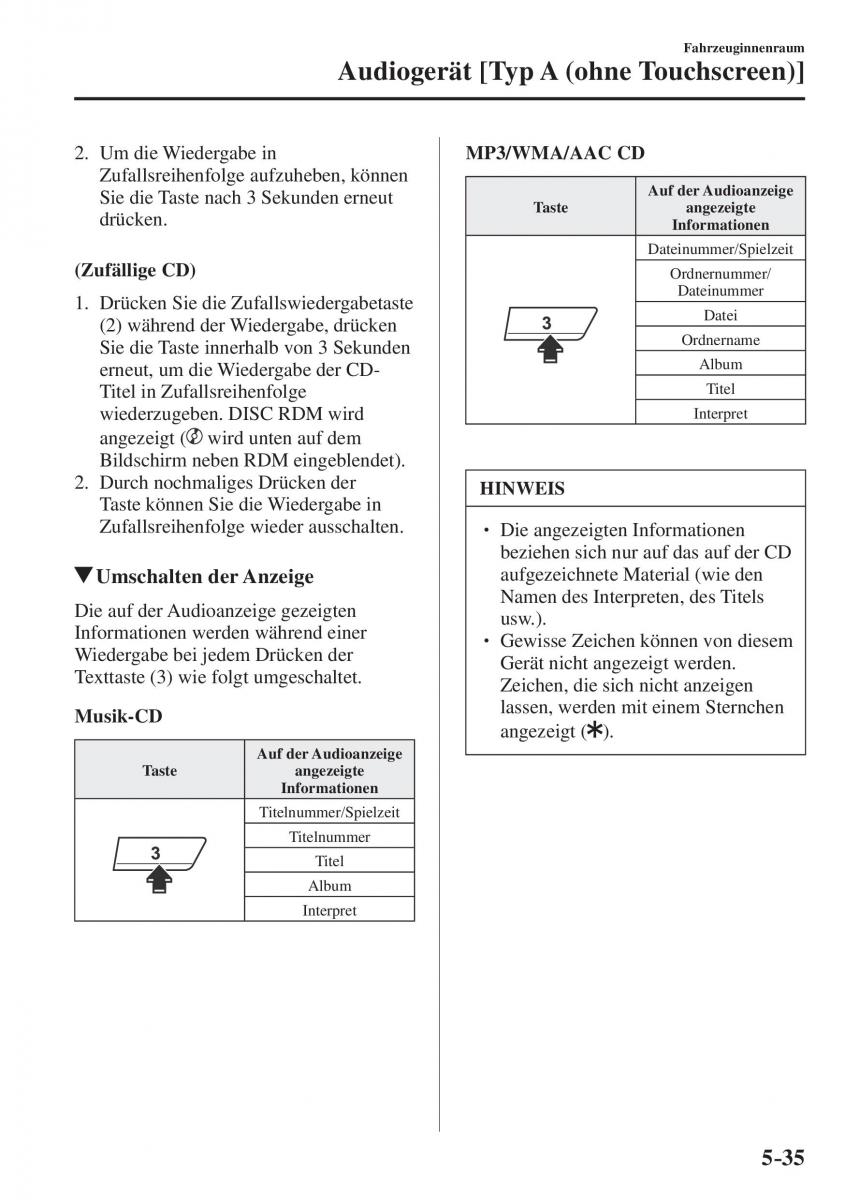 Mazda CX 5 II 2 Handbuch / page 508