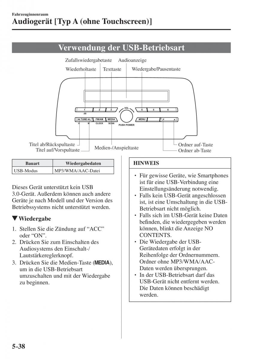 Mazda CX 5 II 2 Handbuch / page 511