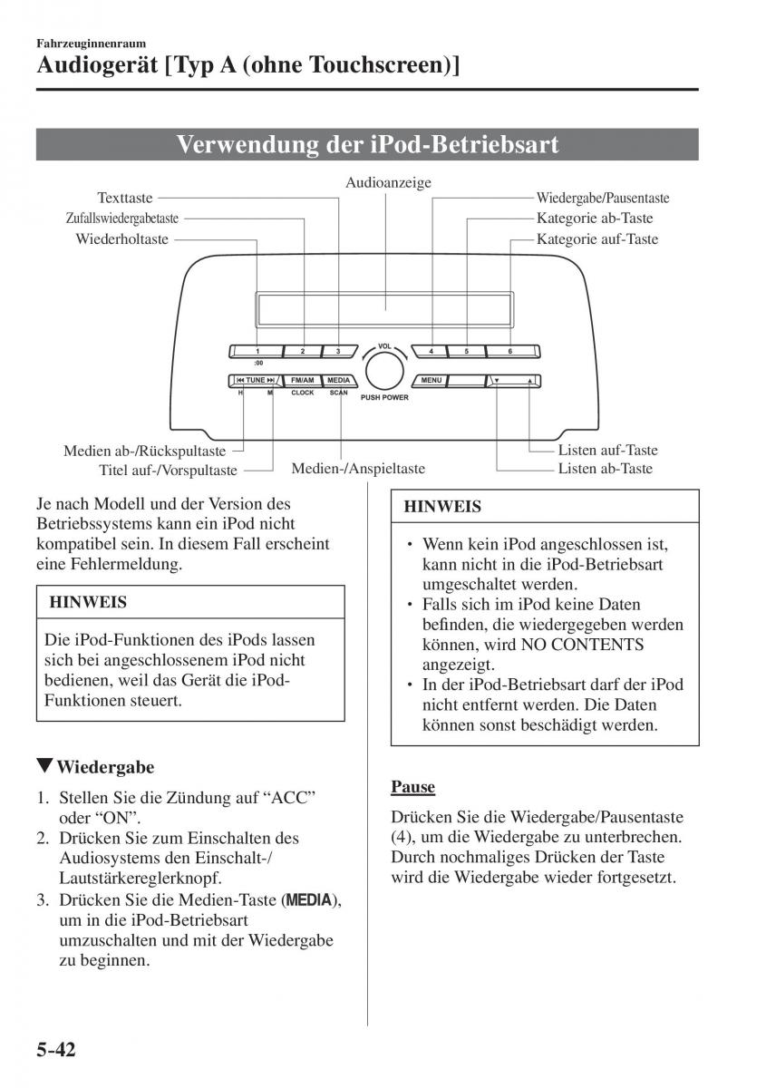 Mazda CX 5 II 2 Handbuch / page 515