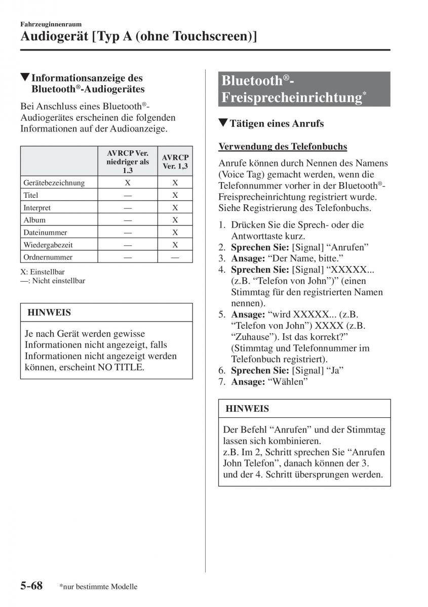 Mazda CX 5 II 2 Handbuch / page 541