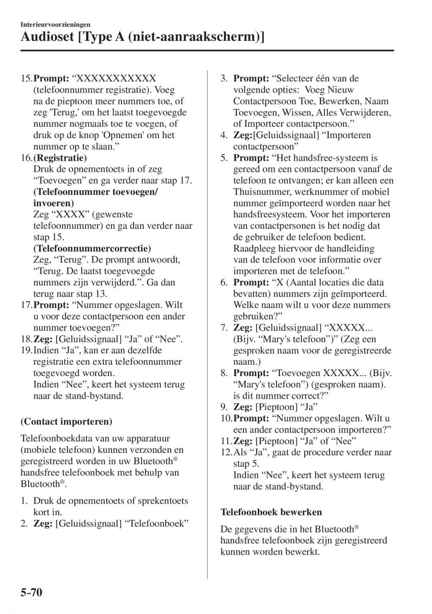 Mazda CX 5 II 2 Bilens instruktionsbog / page 546