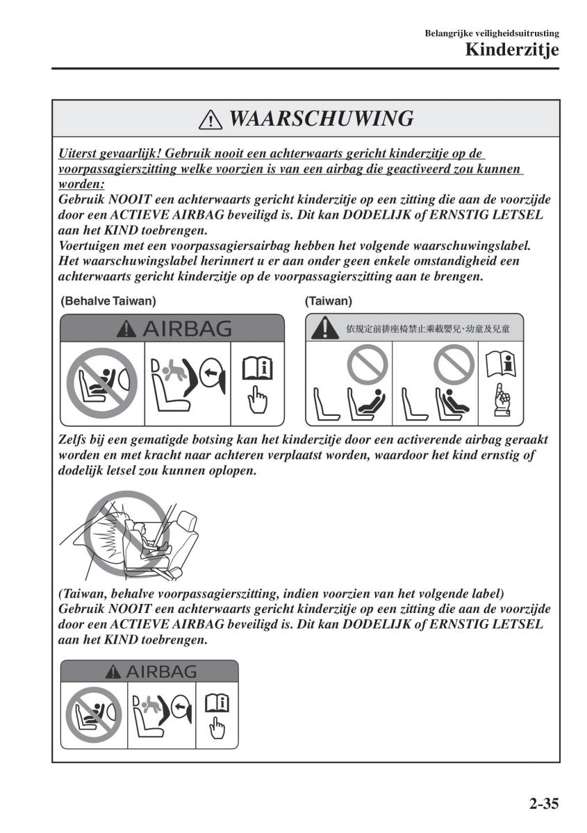 Mazda CX 5 II 2 Bilens instruktionsbog / page 55