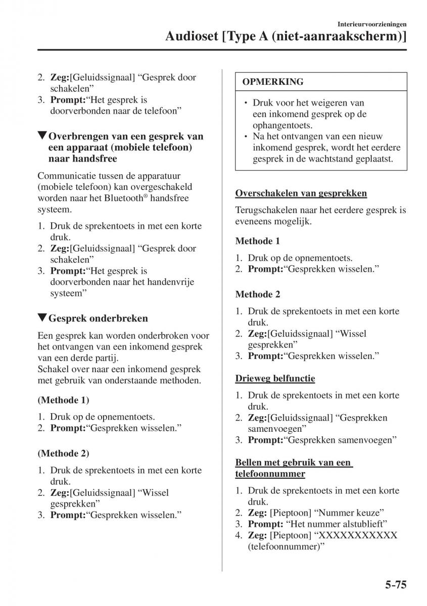 Mazda CX 5 II 2 Bilens instruktionsbog / page 551