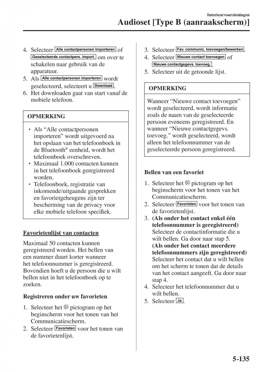 Mazda CX 5 II 2 Bilens instruktionsbog / page 611