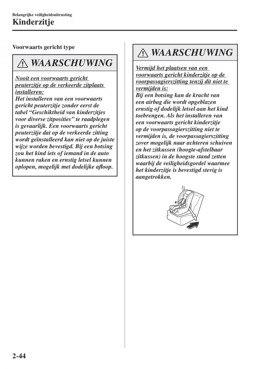 Mazda CX 5 II 2 Bilens instruktionsbog / page 64