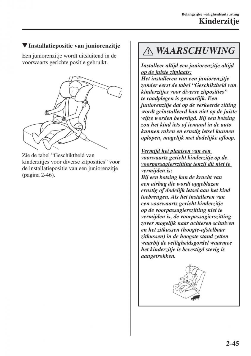 Mazda CX 5 II 2 Bilens instruktionsbog / page 65