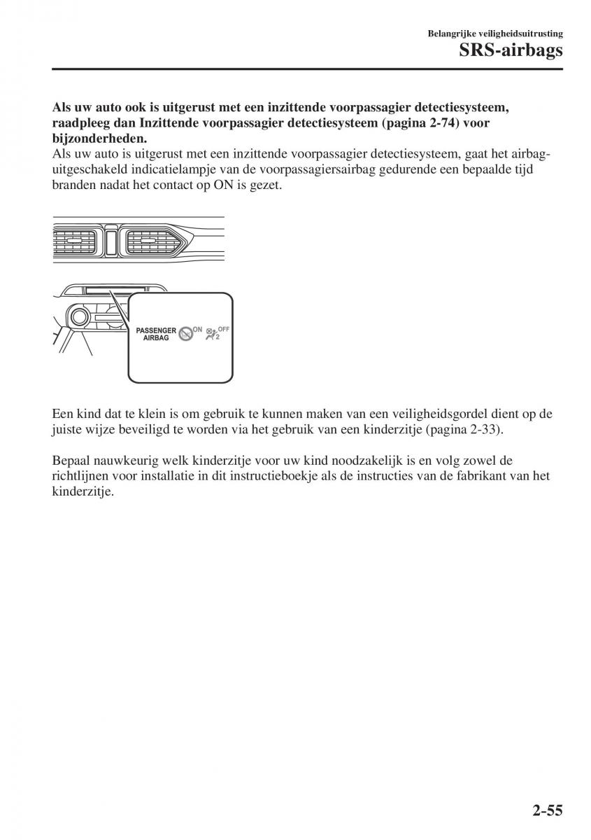 Mazda CX 5 II 2 Bilens instruktionsbog / page 75