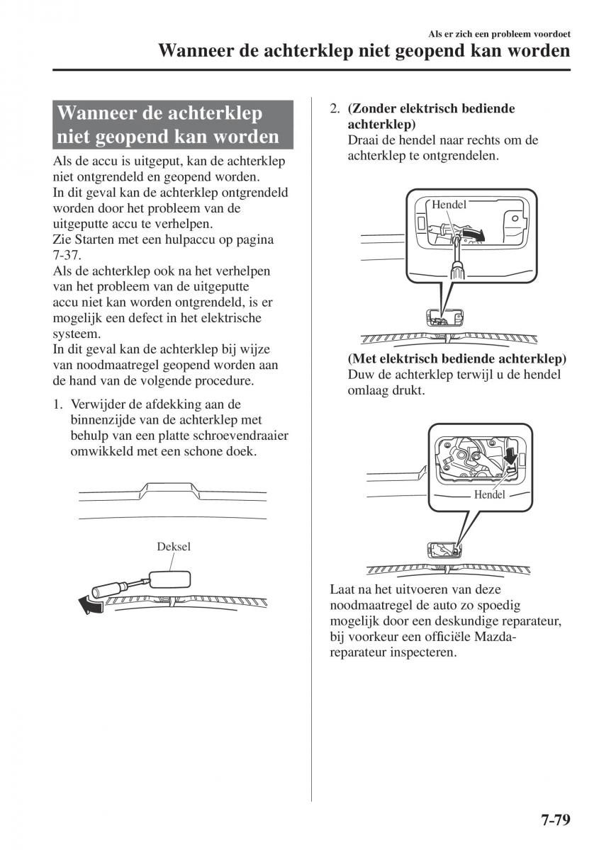 Mazda CX 5 II 2 Bilens instruktionsbog / page 817