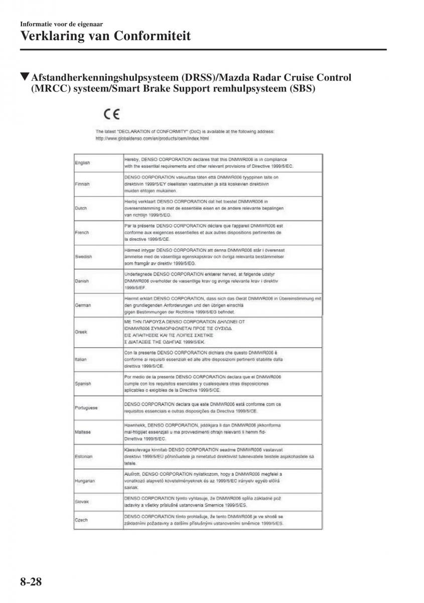 Mazda CX 5 II 2 Bilens instruktionsbog / page 846