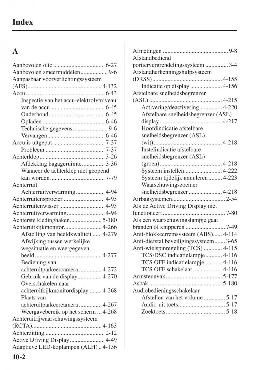 Mazda CX 5 II 2 Bilens instruktionsbog / page 876