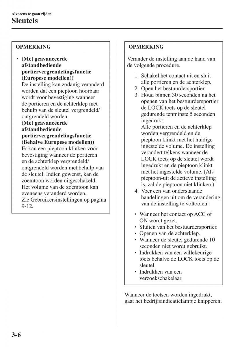 Mazda CX 5 II 2 Bilens instruktionsbog / page 106