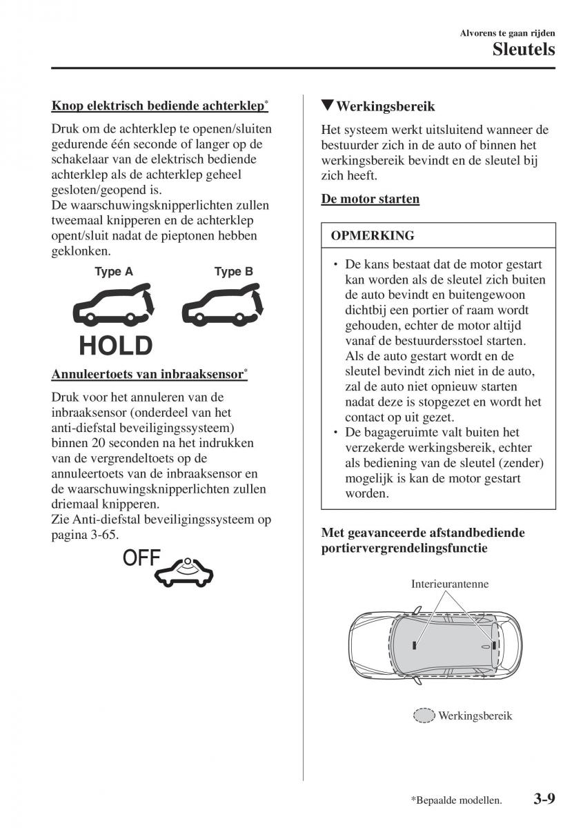 Mazda CX 5 II 2 Bilens instruktionsbog / page 109