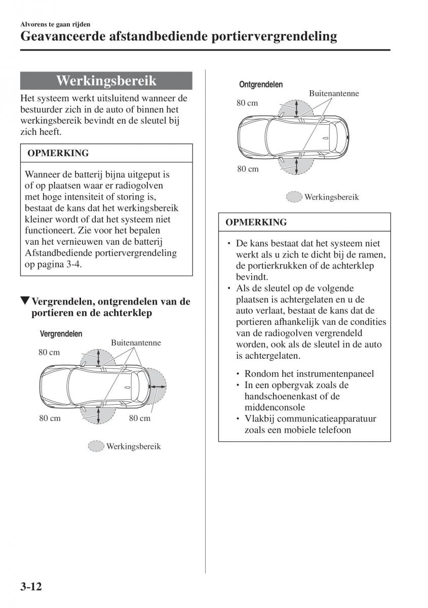 Mazda CX 5 II 2 Bilens instruktionsbog / page 112