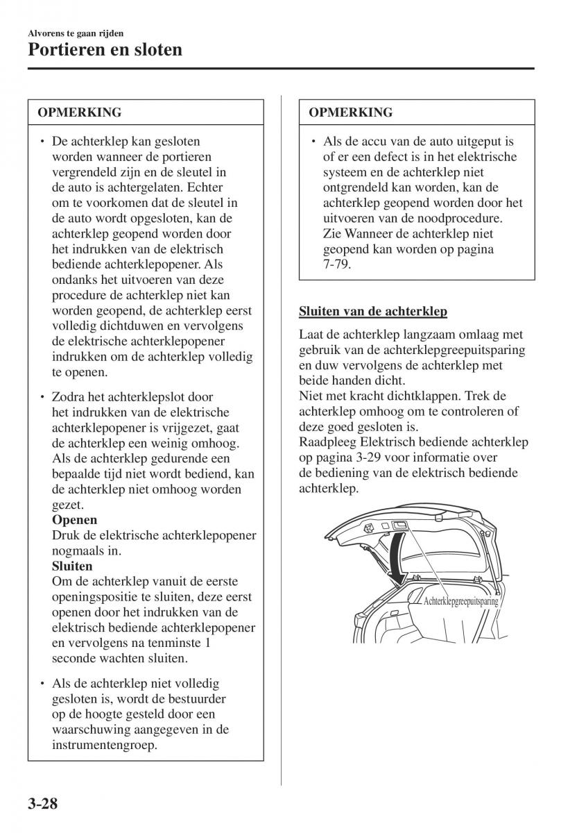 Mazda CX 5 II 2 Bilens instruktionsbog / page 128