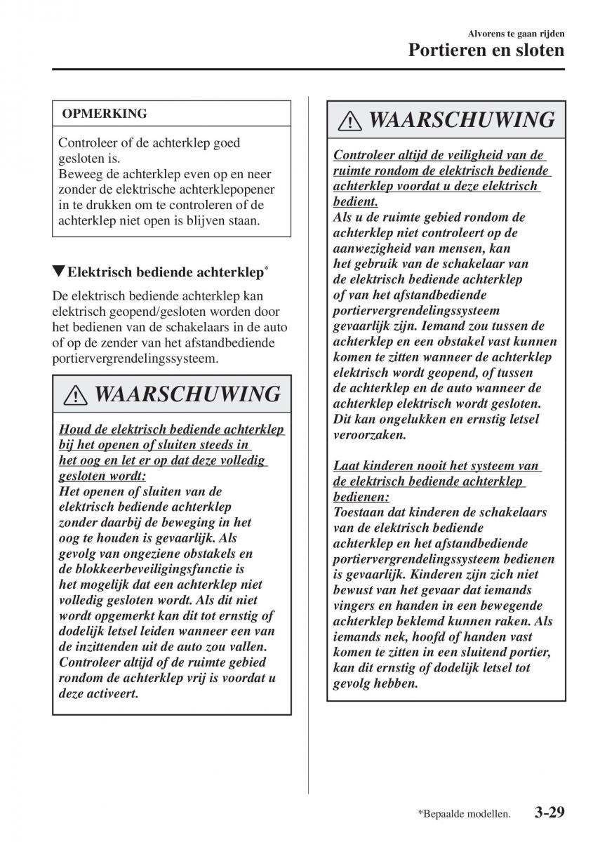 Mazda CX 5 II 2 Bilens instruktionsbog / page 129