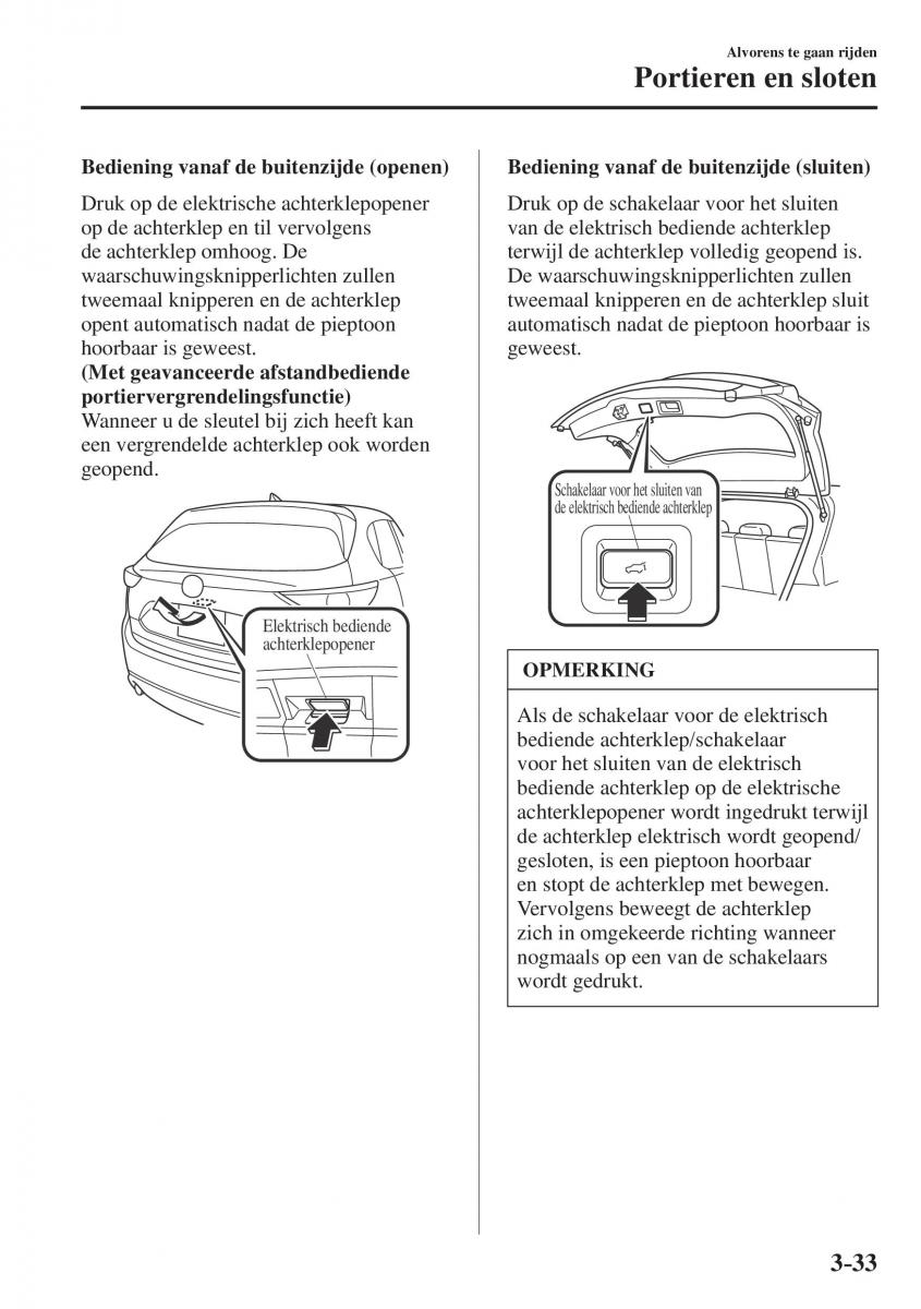 Mazda CX 5 II 2 Bilens instruktionsbog / page 133