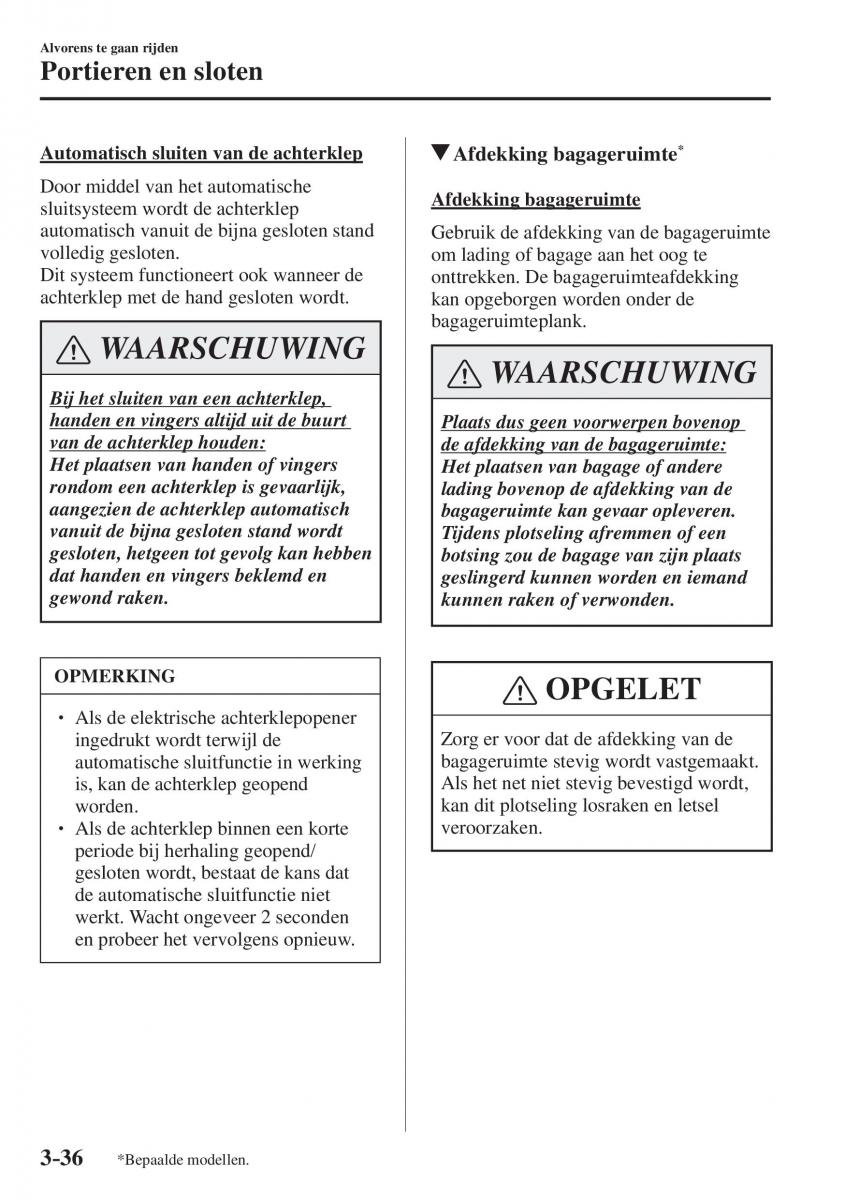 Mazda CX 5 II 2 Bilens instruktionsbog / page 136