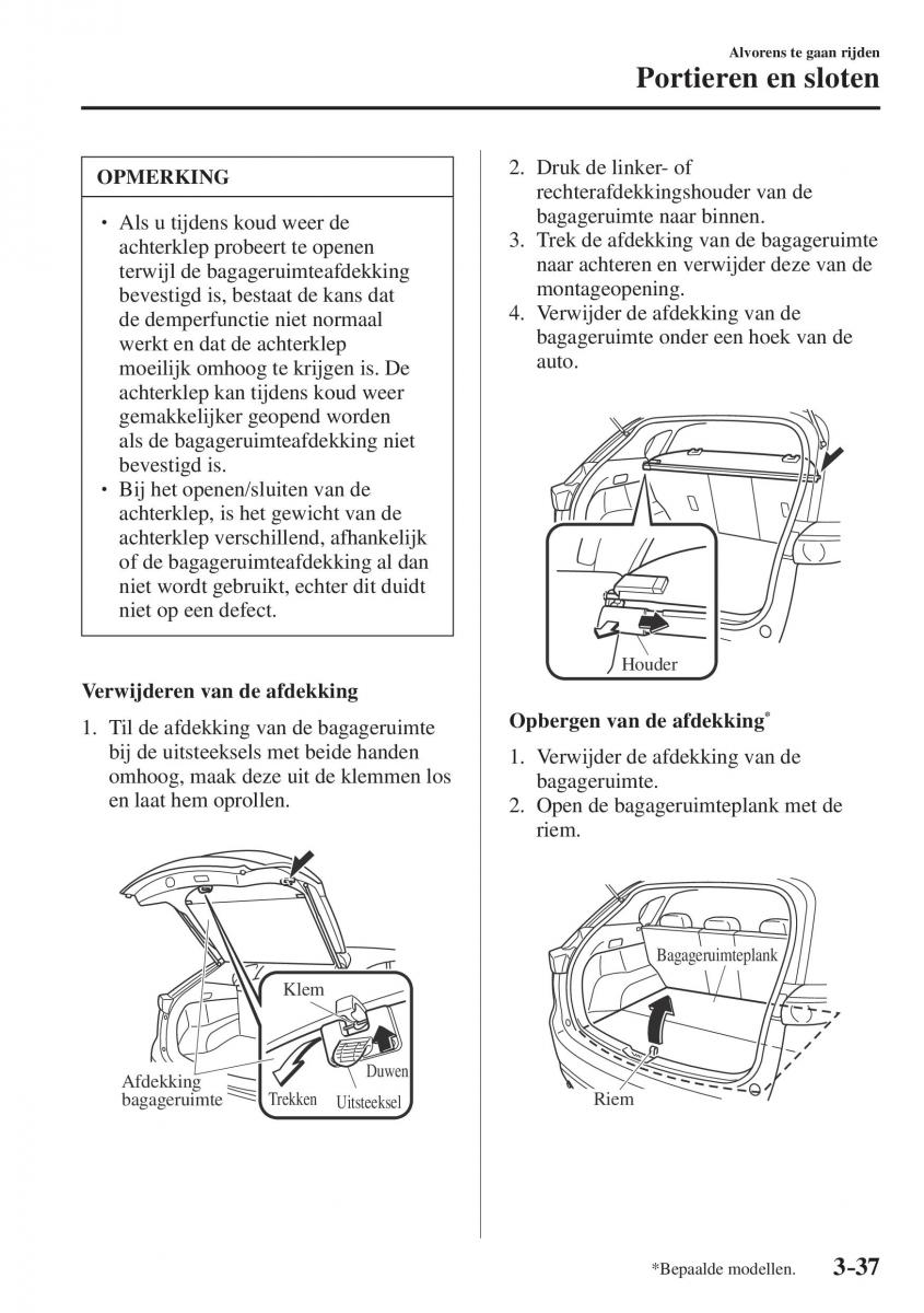 Mazda CX 5 II 2 Bilens instruktionsbog / page 137