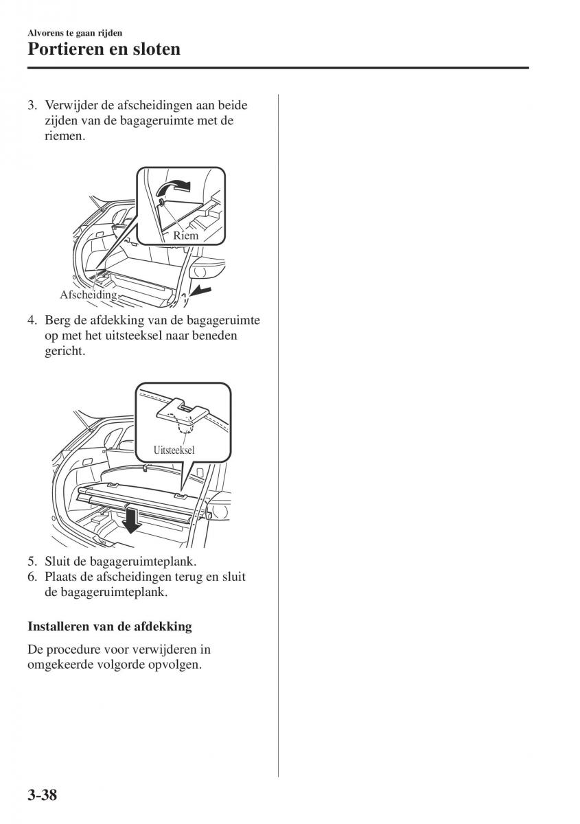 Mazda CX 5 II 2 Bilens instruktionsbog / page 138