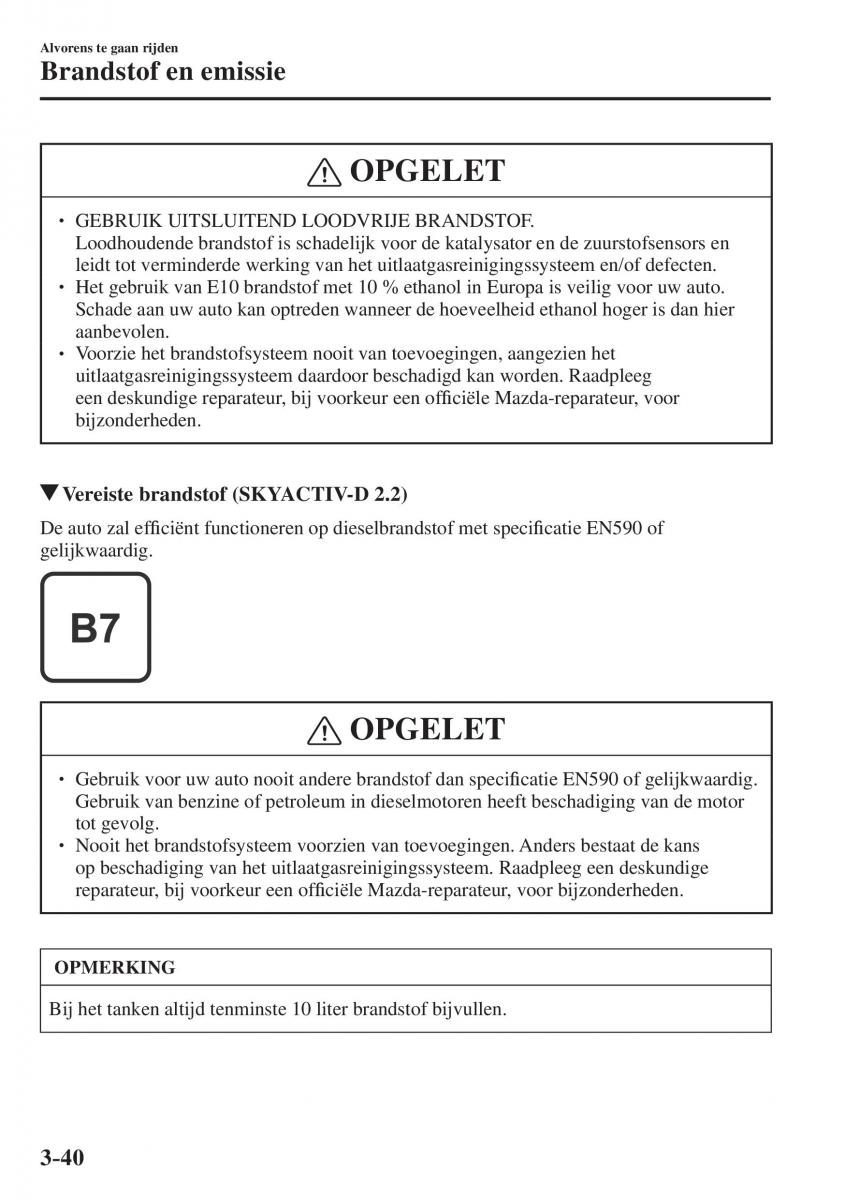 Mazda CX 5 II 2 Bilens instruktionsbog / page 140