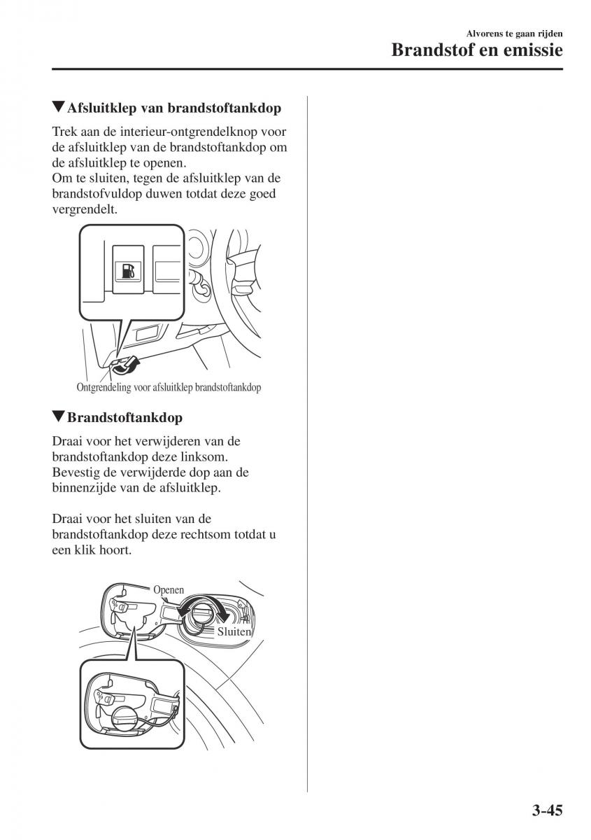 Mazda CX 5 II 2 Bilens instruktionsbog / page 145