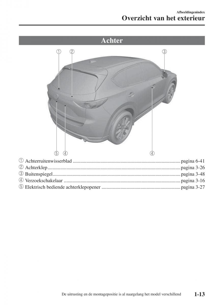 Mazda CX 5 II 2 Bilens instruktionsbog / page 19