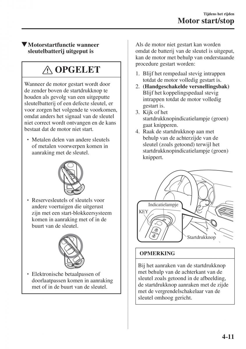 Mazda CX 5 II 2 Bilens instruktionsbog / page 199