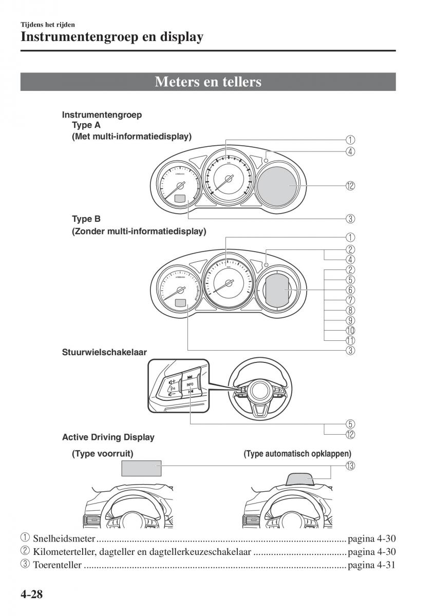 Mazda CX 5 II 2 Bilens instruktionsbog / page 216