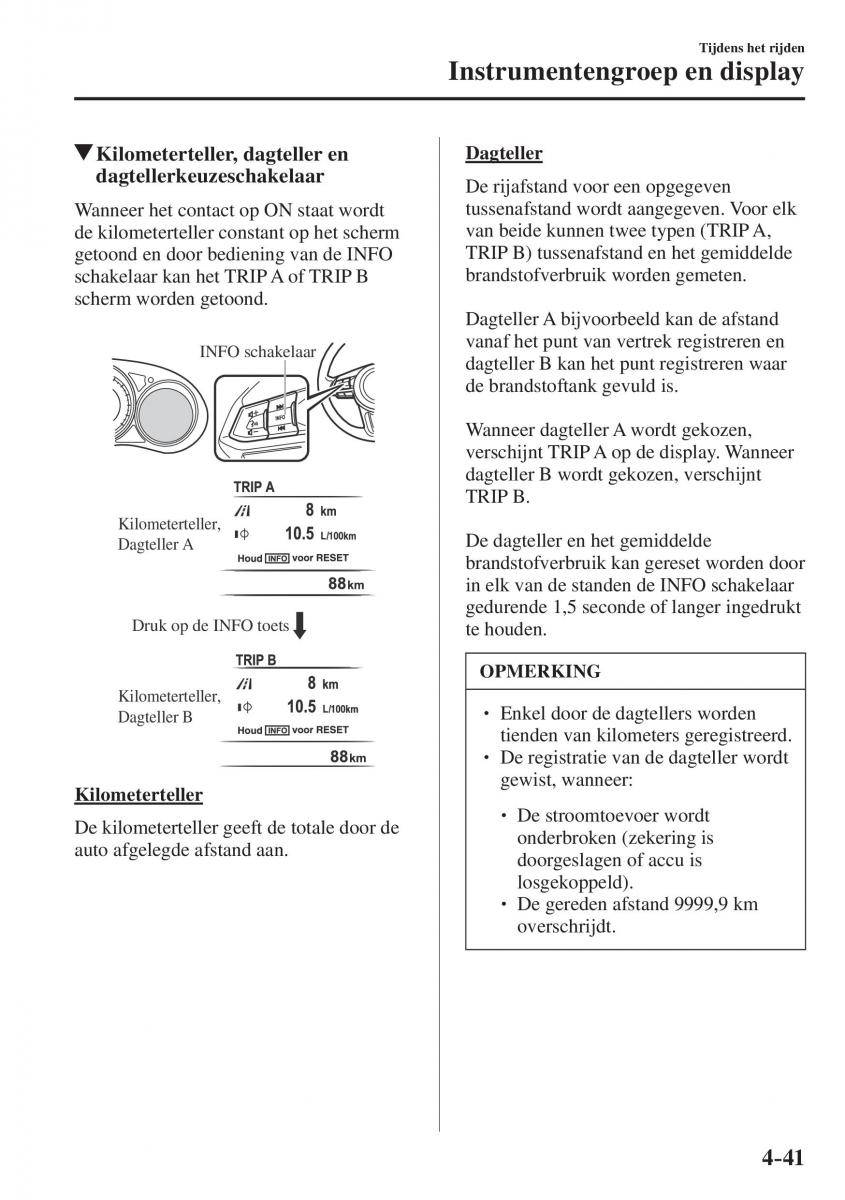 Mazda CX 5 II 2 Bilens instruktionsbog / page 229