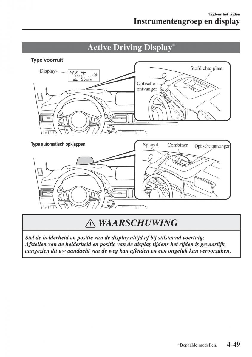 Mazda CX 5 II 2 Bilens instruktionsbog / page 237