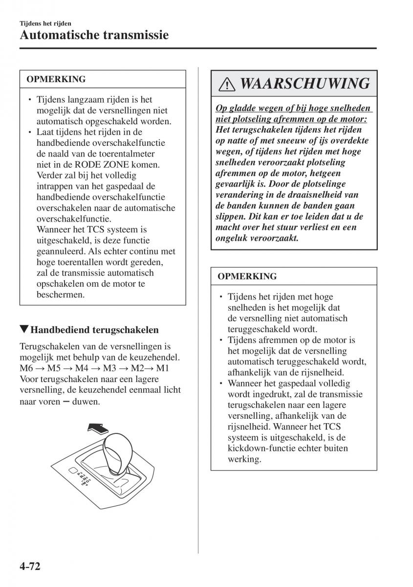 Mazda CX 5 II 2 Bilens instruktionsbog / page 260