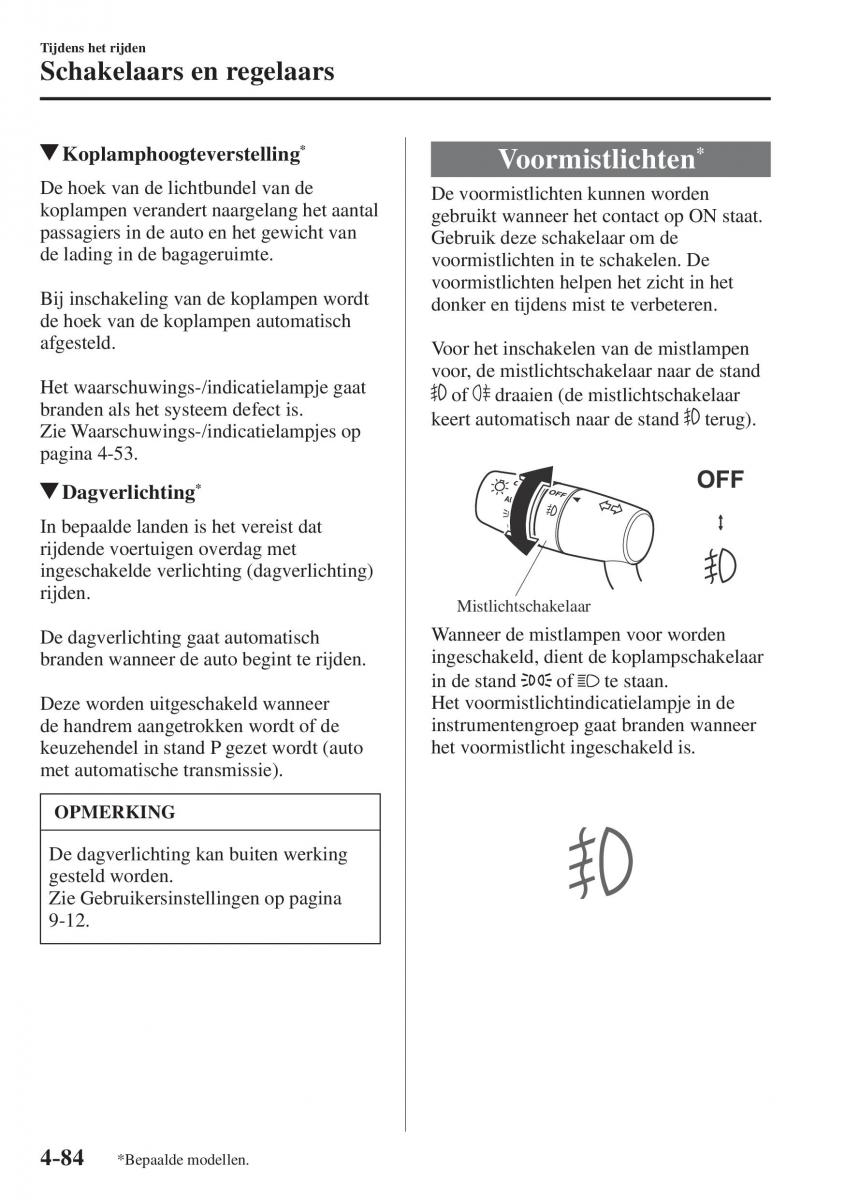 Mazda CX 5 II 2 Bilens instruktionsbog / page 272