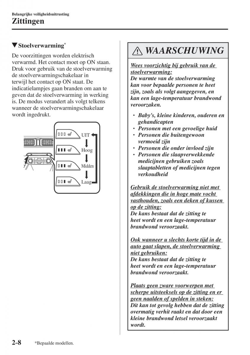 Mazda CX 5 II 2 Bilens instruktionsbog / page 28